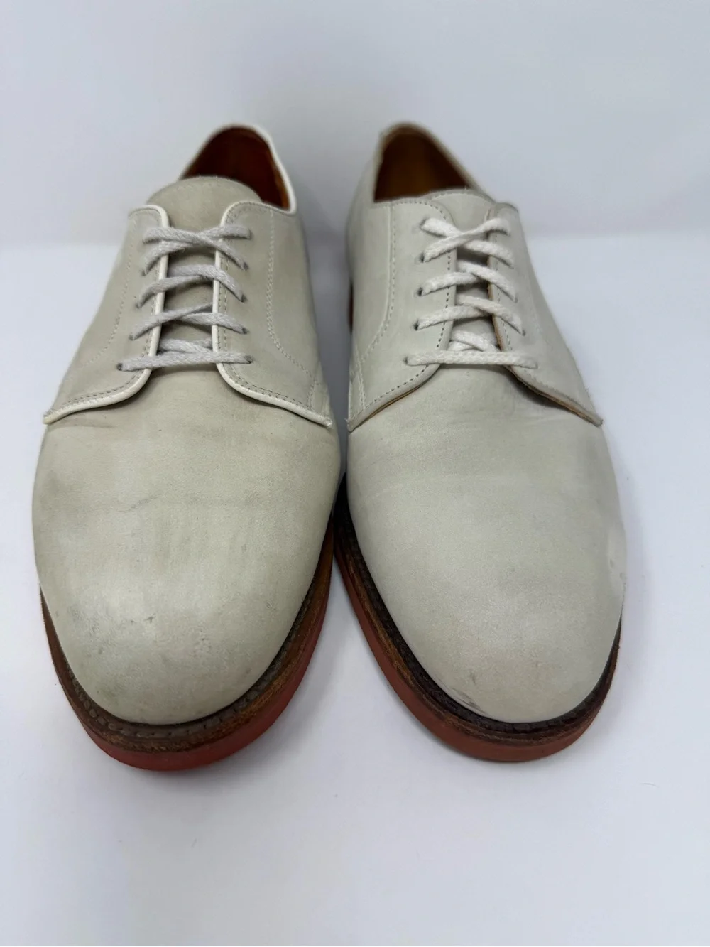 Cole Haan white nubuck Oxford shoes Vintage 1980’s